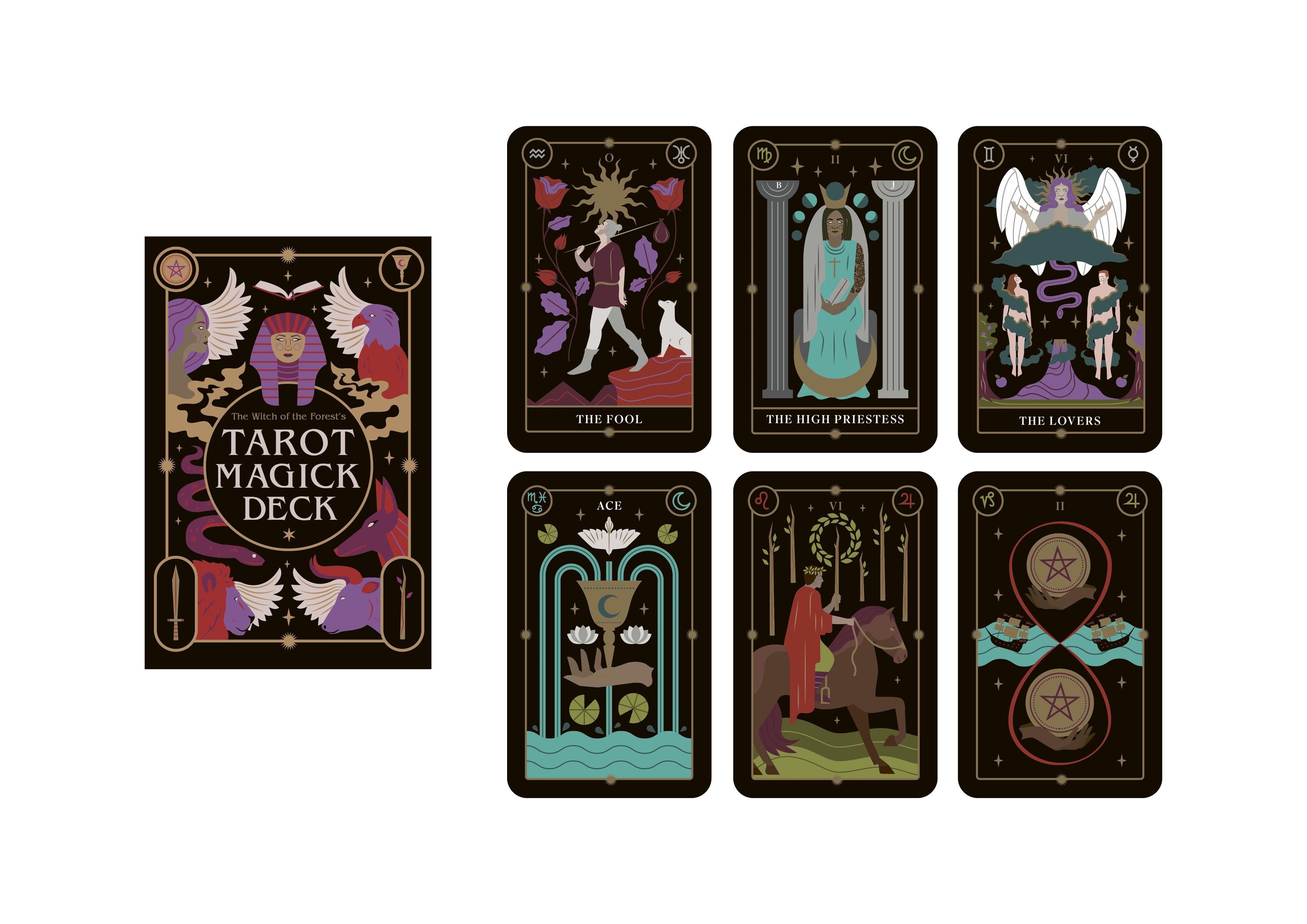 The Witch of the Forest’s Tarot Magick Deck Cards